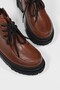 WOMEN'S TAN GENUINE LEATHER NUMBER 35-41 LACE-UP BOOTS & BOOTIES - 5