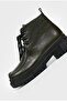 WOMEN'S GREEN GENUINE LEATHER NUMBER 35-41 LACE-UP BOOTS & BOOTIES - 7