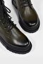 WOMEN'S GREEN GENUINE LEATHER NUMBER 35-41 LACE-UP BOOTS & BOOTIES - 7