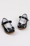 Black Bow Baby Shoes - 6