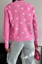 Women's Pink Button Detailed Design Princess Cardigan - 3
