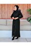 Women's Full Length Ankle Elastic Hooded Stamp Coat Coat - 2