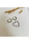 VIP Series Heart Figured Zircon Jewelled Hoop Xuping Earrings - 3