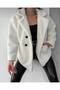 Women's Oversize Four Button Plush Coat Coat