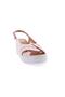 Wedge Sole Heeled Sandals Powder Genuine Leather 291163219 - 2