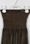 Girl's Suede Pleated Skirt - 2