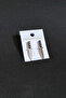 Silver Chef Knife Studded Stainless Steel Earrings for Women and Men (Pair) - 2