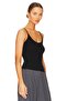 Women's Black String Strap Blouse - 3
