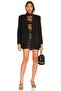 Women's Black Faux Leather Mini Skirt