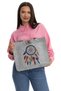 Large Size Dream Catcher Shoulder Bag - Printed Felt Bag - Dream Catcher - 40X33X10Cm