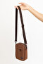 new season women's zipper detailed mini daily bag brown - 7