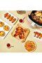 100 Pieces of Airfryer Baking Paper Square Plate Model Greaseproof Paper - 2