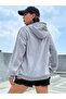 Unprinted Hooded Oversized Unisex Sweatshirt DAXİS Sportwear Company - 2