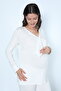 Long Sleeve Maternity and Pregnant Pajamas Set Suitable for Breastfeeding - 7