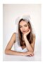 Wedding Hair Accessory, Modern Wedding Veil, Pearl Veil, Bow Tie Veil, Pearl Fabric - 4