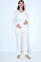 Long Sleeve Maternity and Pregnant Pajamas Set Suitable for Breastfeeding