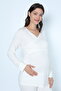 Long Sleeve Maternity and Pregnant Pajamas Set Suitable for Breastfeeding - 6