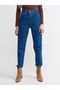 Angel Blue Super High Waist Boyfriend Mom Jeans Women's Jeans - 4