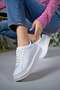 ® | Medusa Women's White-Green Thick Platform Lightweight Everyday Walking Sneakers and Sneakers - 3