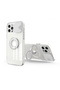 iPhone 13 Pro 6.1Inch Case Silicone Case with Sliding Camera Lens Protection Ring Stand White