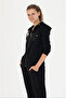 Women's Black Basic Hooded Sweatshirt G082SZ082.000.1677766.VR046