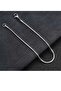 Stainless Steel Italian Chain Snake Back Unisex Bracelet 2 mm 18 cm - 2