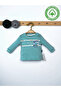 Baby 100% Cotton Funny Embroidered Long Sleeve Shoulder Snap T-Shirt - 2