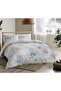 Ranforce Coral Single Turquoise Duvet Cover Set