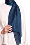 Night Blue Janjan Chiffon Shawl Series 75 X 185 Cm - 3