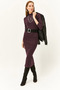 Women's Plum Lycra Long Camisole Dress ELB-19000750