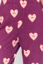 Purple 100% Cotton Heart Knitted Pajama Bottom Thmaw24Pj00003 - 4