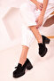 Black Suede Women's Casual Shoes 18426