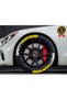 Dual Color Tire Lettering Speedhunters 2.5 cm Original Rubber 8 Pieces Best Quality - 2