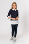 Girl's Medium Line Detailed Tights