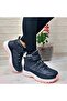 29194 Black-Pink Velcro Non-Slip Girl's Boots - 4
