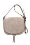 Genuine Suede Leather Covered Crossbody Shoulder Bag YC012036HSD