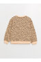 Girl's Brown Sweatshirt - 2