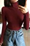 Turtleneck Sweater Seasonal Savior Piece Cotton Turtleneck Raised Slimfit