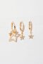 Women's Vip Series Zircon Stone 3-Piece Earrings - 2