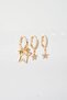 Women's Vip Series Zircon Stone 3-Piece Earrings - 3