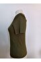 2479H Asymmetrical Detailed Khaki Women's Blouse - 6
