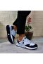 U.S. Polo Vıce White-Navy Footed Sports Shoes - 6