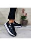 U.S. Polo Vıce Black-White Footed Thick Sole Sports Shoes - 5