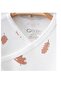 Unisex Waffle Balloon Natural Organic Leaf Patterned 3-Piece Baby Hospital Discharge Bodysuit Set - 2