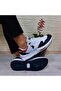 U.S. Polo Vıce White-Navy Footed Sports Shoes
