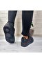 Enner Pu Black Comfort Footed Atom Sneaker Sports Shoes - 7