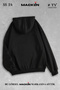 Unisex Women Men Hooded Amg Printed Zipper Sweatshirt Fleece Jacket - 2