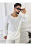 Oversize Knitted Natural Cotton Non-Pilling Pullover Loose Style Knitwear Sweatshirt - 8