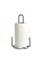 Black Metal Paper Towel Holder, Roll Towel Holder, Napkin Holder Black Chrome