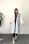 Eva Waterproof Quality Long Raincoat Unisex - Women's Men's Hooded Snap Fastener Standard Size